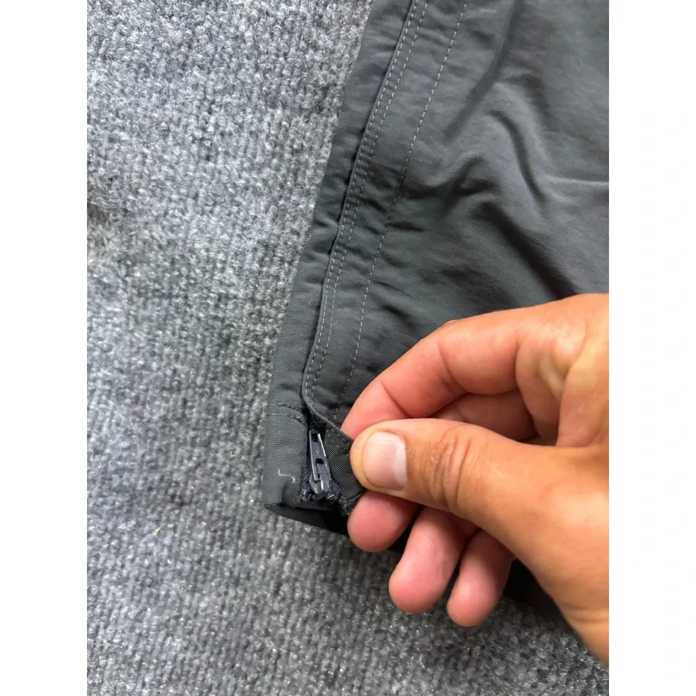 The North Face Convertible Cargo Pants Mens 36 Gray Hiking Zip Off Outdoor
